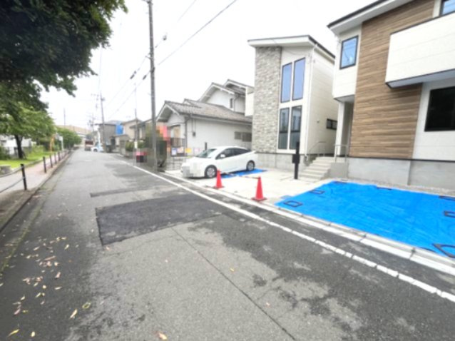祝成約　八王子市　元本郷町　新築戸建て　１２期の前面道路含む現地写真|～仲介手数料無料☆八王子ひなた不動産～八王子市元本郷町　新築戸建て