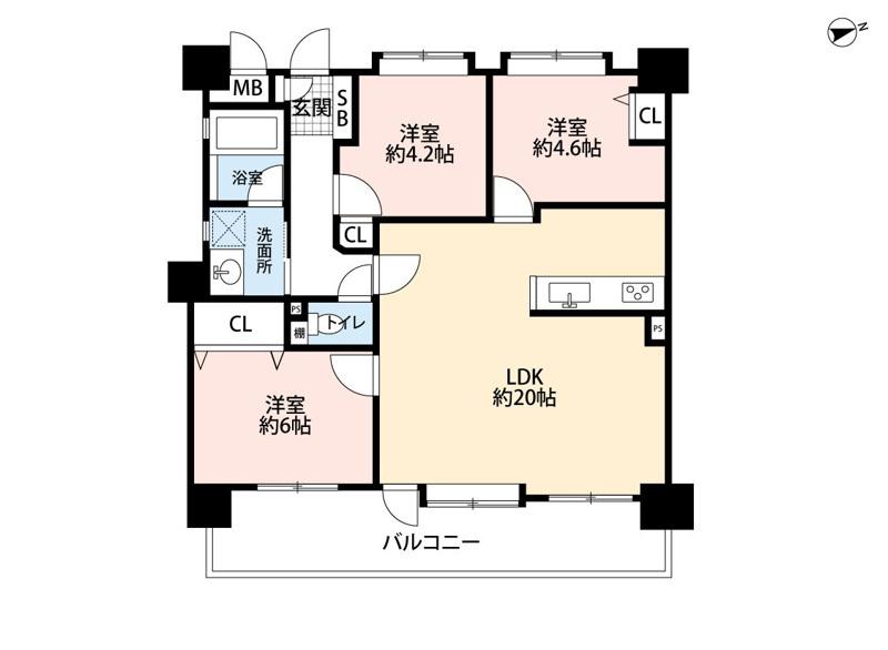 【間取り】 | アプローズ那珂☆仲介手数料無料☆