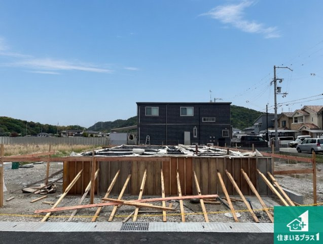 姫路市四郷町山脇　第19期　新築一戸建ての外観|周辺は落ち着いた街並みの住宅地！子育てがしやすい住環境です！まだ未完成ですが、現地でしかわからない事もございます。是非一度ご覧ください。