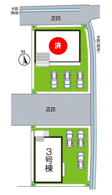 姫路市四郷町山脇　第19期　新築一戸建ての区画図|全2区画