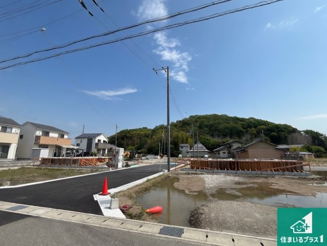 姫路市四郷町山脇　第19期　新築一戸建ての外観|周辺は落ち着いた街並みの住宅地！子育てがしやすい住環境です！まだ未完成ですが、現地でしかわからない事もございます。是非一度ご覧ください。