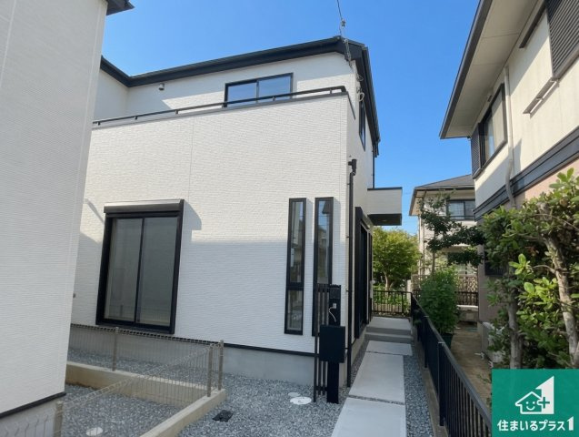 神戸市西区春日台　新築一戸建ての外観|お客様に長く安心して住んでいだだける事にこだわった家づくり！住んでからのアフターサービスにもしっかりと取り組んでいます！