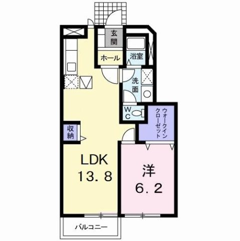 フォンテーヌＡの間取り