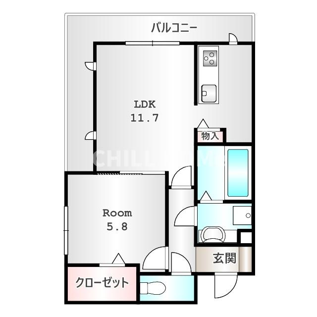 sanctuary courtの間取り|当社、チルホームのHPもご覧ください(^^)/物件情報多数♪