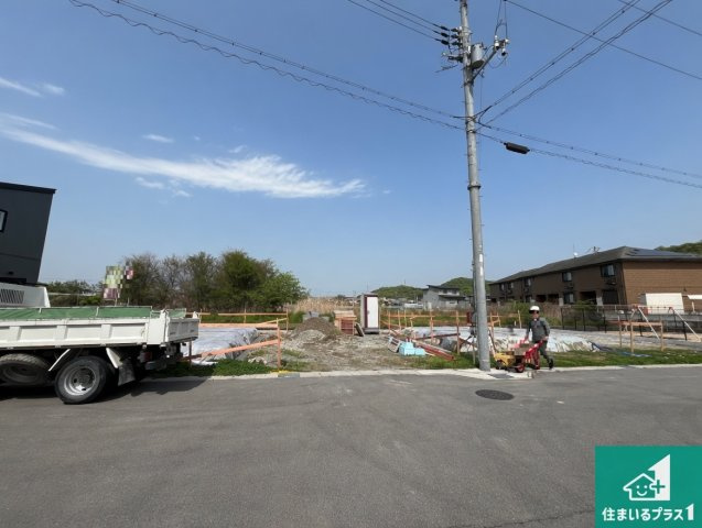 姫路市四郷町東阿保　第12期　新築一戸建ての外観|周辺は落ち着いた街並みの住宅地！子育てがしやすい住環境です！まだ未完成ですが、現地でしかわからない事もございます。是非一度ご覧ください。