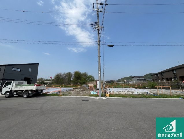 姫路市四郷町東阿保　第12期　新築一戸建ての外観|周辺は落ち着いた街並みの住宅地！子育てがしやすい住環境です！まだ未完成ですが、現地でしかわからない事もございます。是非一度ご覧ください。