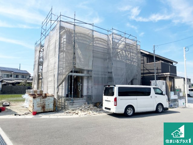 姫路市四郷町東阿保　第12期　新築一戸建ての外観|現在の進捗状況です！順調に作業進行中、完成が待ち遠しいです！詳細の間取り等、お気軽にお問い合わせください！