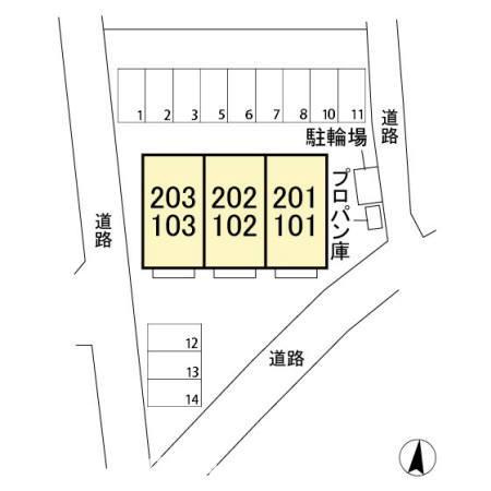 エスペランサ・鶴巻の区画図|他社様掲載物件もまとめてご紹介、ご案内可能です(^^)/