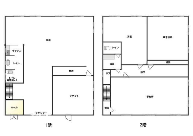 岡山市北区青江５丁目の店舗事務所