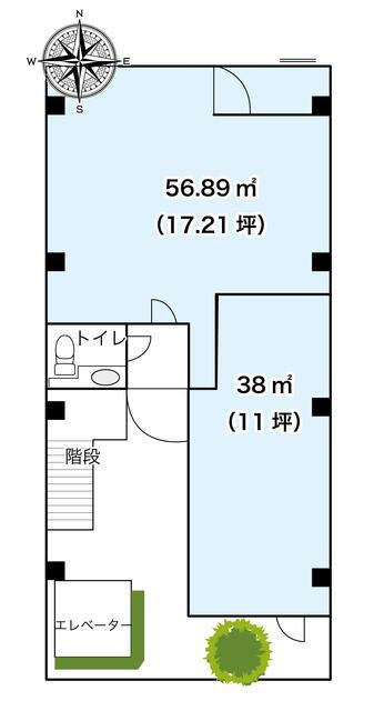 岡山市北区表町１丁目の店舗事務所