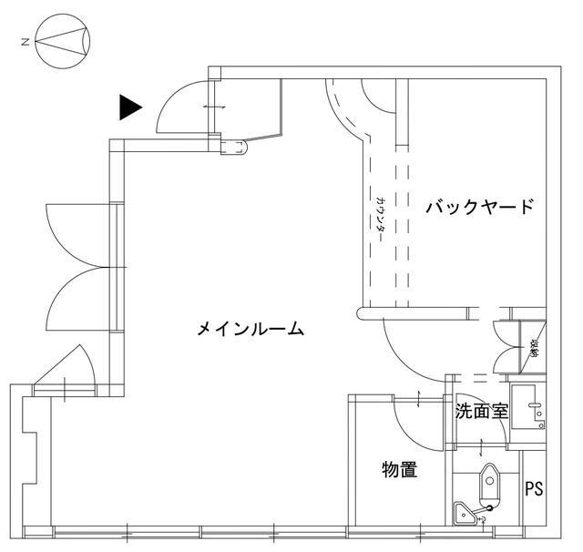 岡山市北区表町１丁目の店舗一部