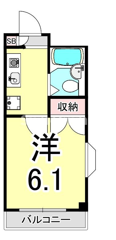レオパレス住吉の間取り