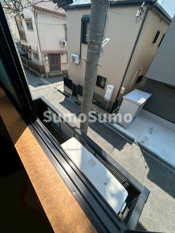 レオパレス住吉南町のバルコニー