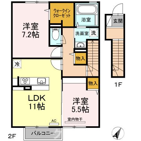 ソレアードの間取り