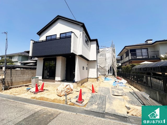 神戸市西区春日台　新築一戸建ての外観|現在の進捗状況です！順調に作業進行中、完成が待ち遠しいです！詳細の間取り等、お気軽にお問い合わせください！