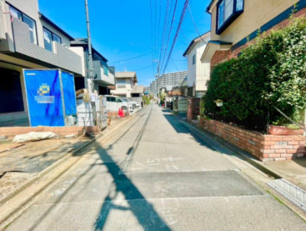 新築/朝霞市三原3丁目の前面道路含む現地写真|前面道路含む現地写真です