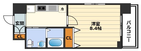 グランカーサ梅田北の間取り