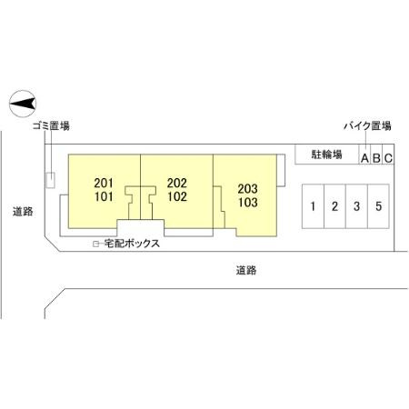 トリシア東太子の区画図
