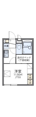 代表的な間取のため実際の間取とは異なる場合があります