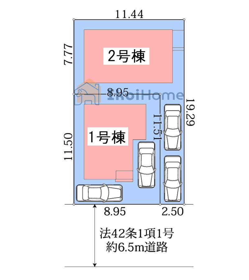 神戸市西区春日台8丁目　全2棟2号棟　新築戸建の周辺|【ホームページに現地動画掲載中】●年中無休：当日予約可●前面道路幅員約6.5ｍで駐車も安心！