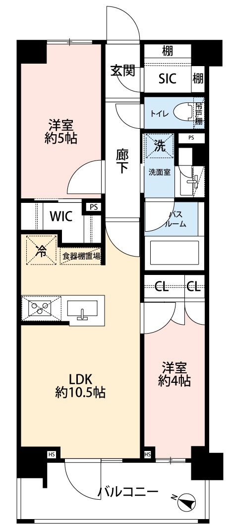 イノバスすみだ八広の間取り