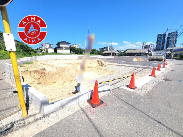 福津市花見の里3丁目第1-9棟（1号棟）の外観|デザイン性のある外観です。