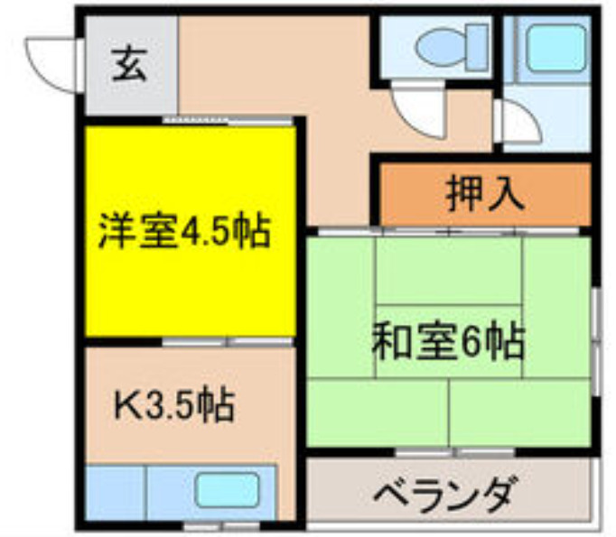 ミッチーマンションの間取り