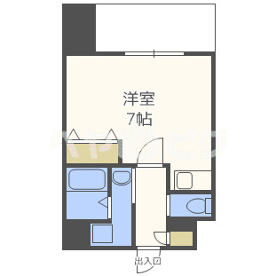 グランパシフィック難波南Ⅱの間取り