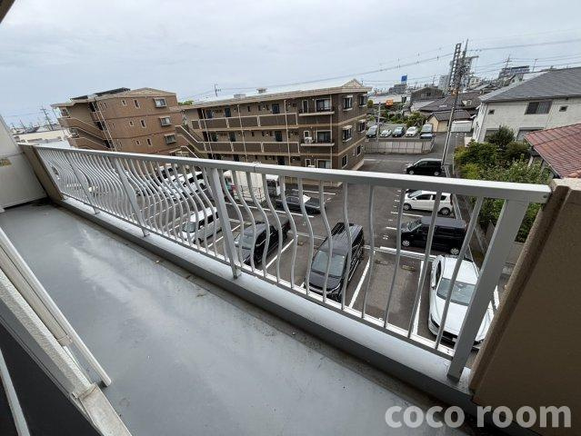 コーポラスコ小石川のバルコニー