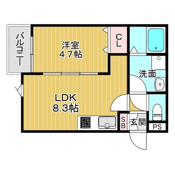 RITZ COURT池田の間取り