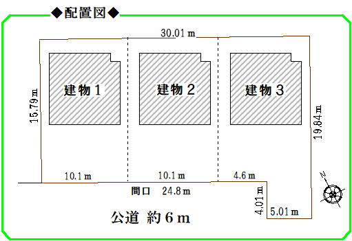 　☆　鈴木荘　☆の区画図