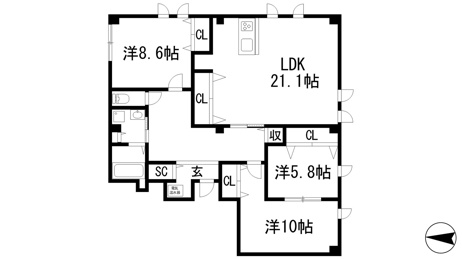 【間取り】
