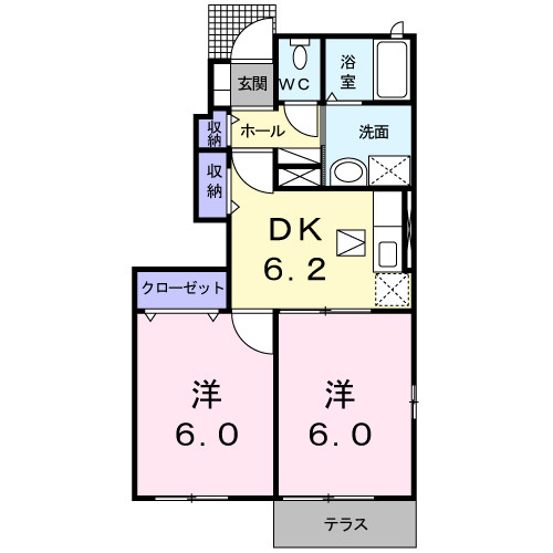 ウインターワルツＣの間取り