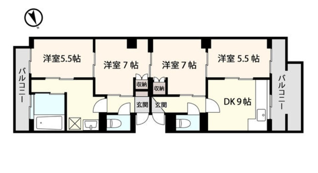 【間取り】 | アシスト赤塚マンション