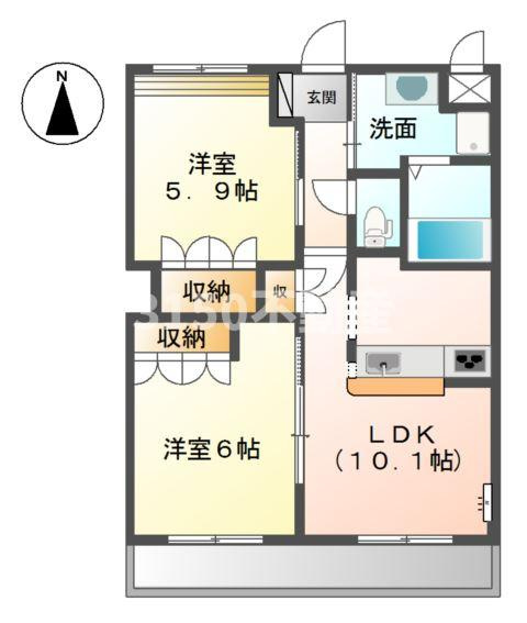 ラビエールⅡの間取り