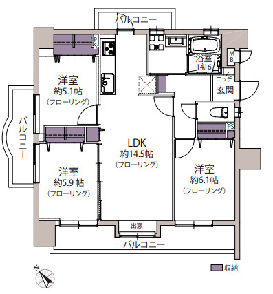 【間取り】 | 生の松原ビーチエクセル28☆仲介手数料無料☆
