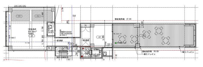 大阪市中央区谷町６丁目の店舗事務所の間取り