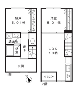 【間取り】 | Casa Bianco