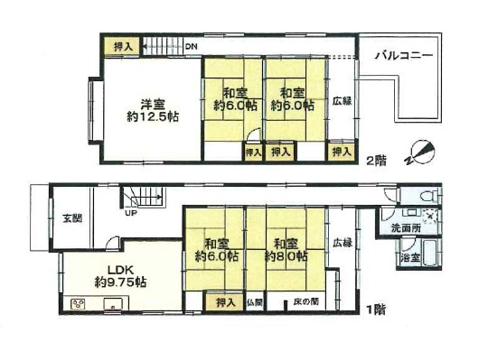 高砂市高砂町藍屋町　　　山陽電鉄「高砂駅」徒歩9分の間取り