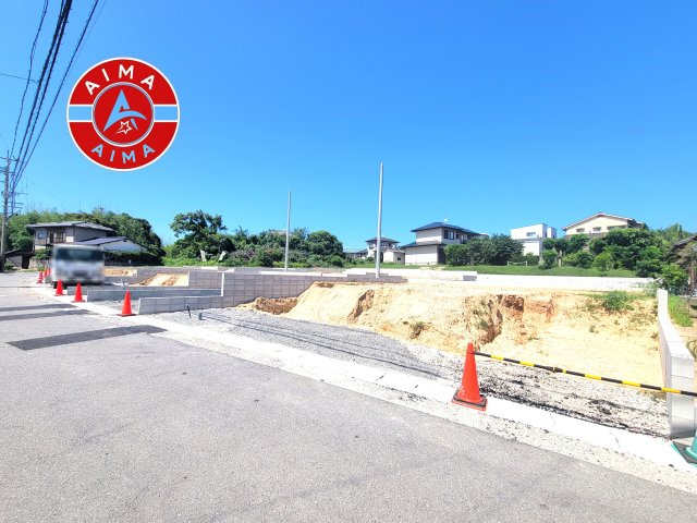 福津市花見の里3丁目第1-9棟（8号棟）の前面道路含む現地写真|見学の時間などお気軽にお問い合わせ下さい。