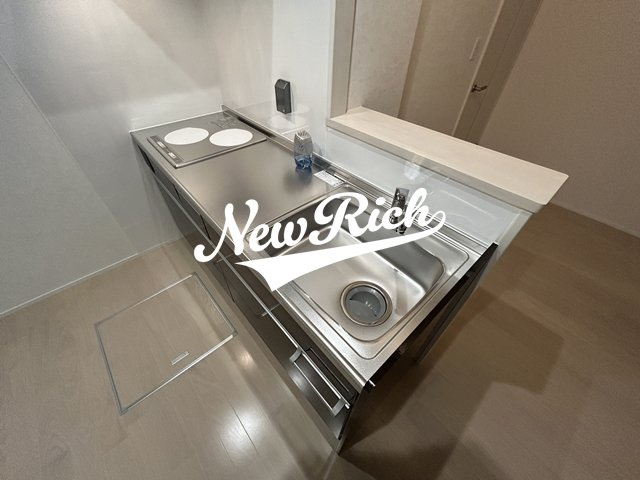 前橋市総社町総社のアパートのキッチン