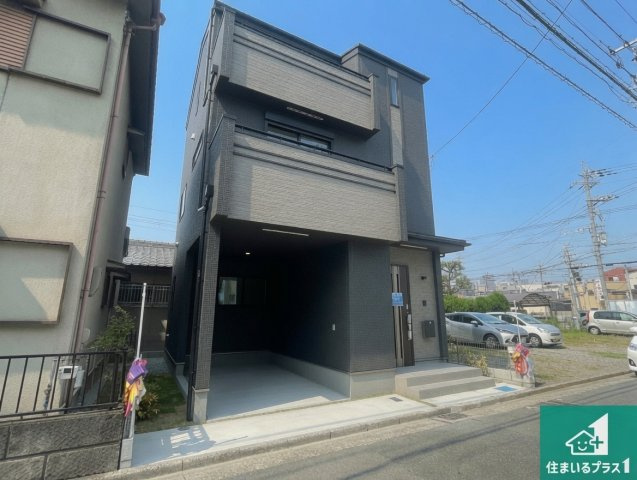 八尾市太田　新築一戸建ての外観|お客様に長く安心して住んでいだだける事にこだわった家づくり！住んでからのアフターサービスにもしっかりと取り組んでいます！