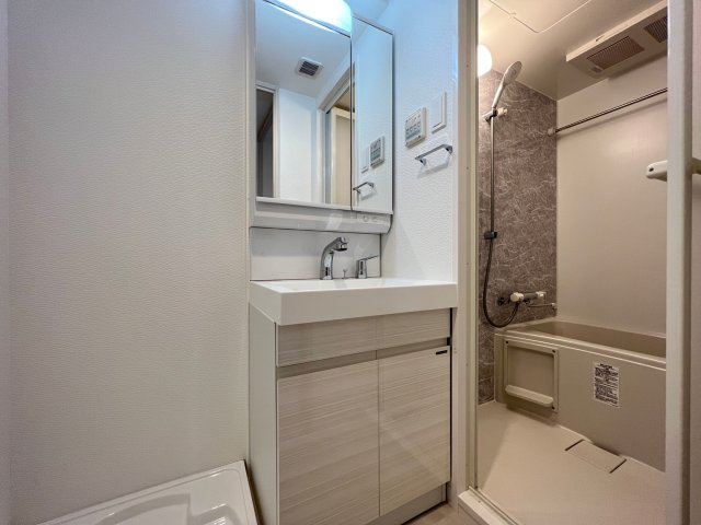 S-RESIDENCE難波大国町Deuxの独立洗面台