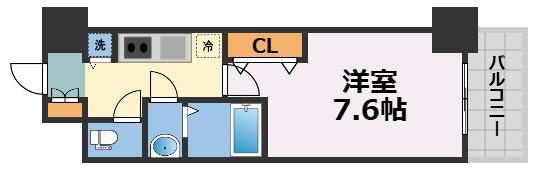 ミラージュパレス大阪ドームProsperの間取り