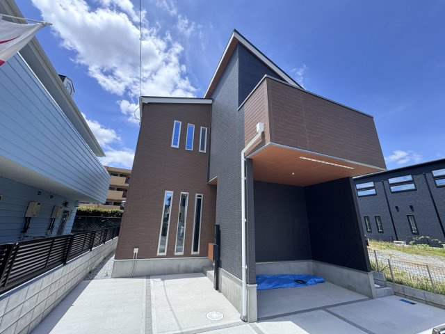 柏市あかね町新築戸建（第2あかね町）の外観|完成済み内覧可能です！！