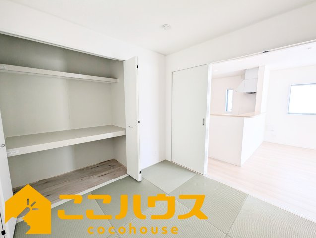 宜野湾市上原第1　新築戸建て　全4棟　6号棟の和室|和室4.5帖
