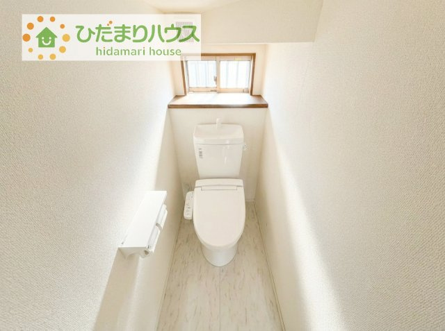 【トイレ】 | 筑西市玉戸　中古戸建 | 温水洗浄便座ついてます(^^♪