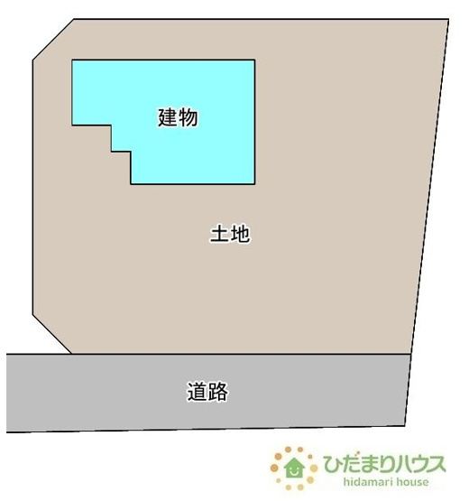 【区画図】 | 筑西市玉戸　中古戸建 | 敷地面積広々99坪以上！