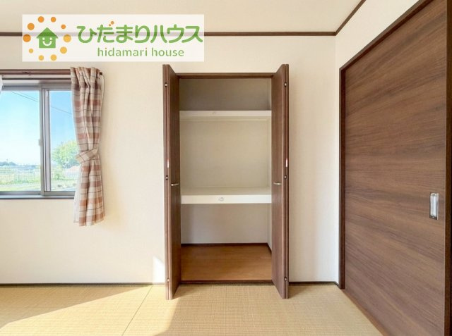 【収納】 | 筑西市玉戸　中古戸建 | 和室にも大容量のクローゼット完備！
お布団やお子様のおもちゃなどがスッキリ収納できますね(^^♪