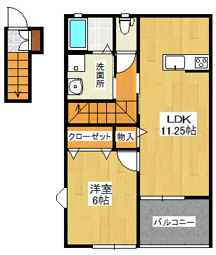 グランツAの間取り